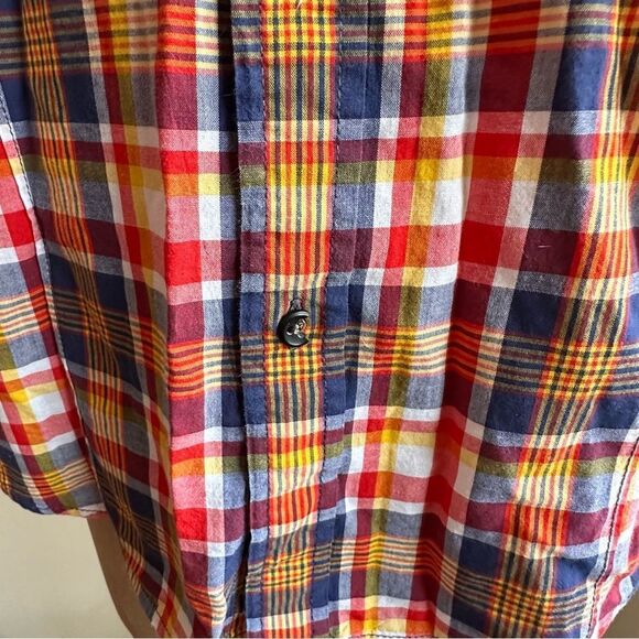 G-Star Raw Men's Multicolor Anderson Keith Plaid Short Sleeve Shirt Size Large - Picture 10 of 14